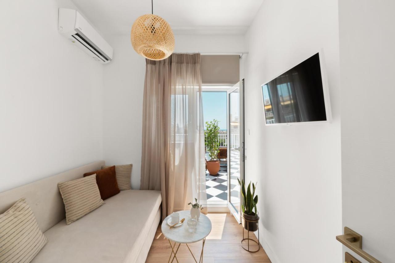 אתונה Luxurious Apartment With Big Sea View Terrace - Central Location מראה חיצוני תמונה