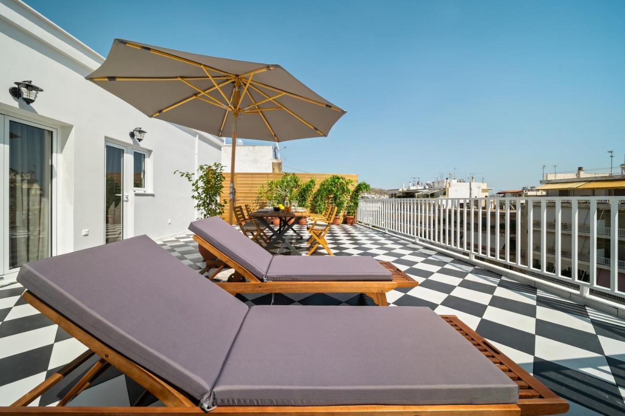 אתונה Luxurious Apartment With Big Sea View Terrace - Central Location מראה חיצוני תמונה