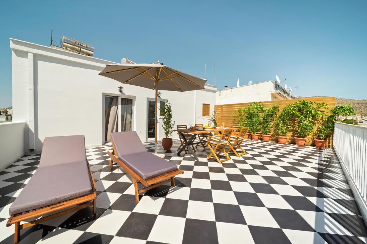 אתונה Luxurious Apartment With Big Sea View Terrace - Central Location מראה חיצוני תמונה