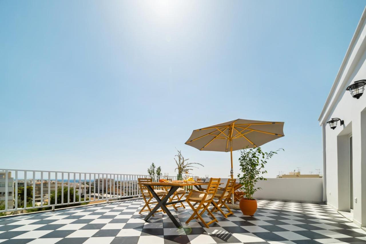 אתונה Luxurious Apartment With Big Sea View Terrace - Central Location מראה חיצוני תמונה